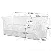 VASIP Modern Slipcovered 2-Seat Sofa for Living Room,Cushion Detachable Washable and Plain Chenille Deep Seat for Small Space,Apartment - 3 of 4