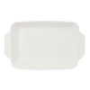 Gibson Bee and Willow 4 Quart Rectangular Stoneware Baker in White Speckle - image 3 of 4