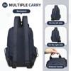 Unique Bargains Lightweight Waterpoof Convertible Sling Bag with USB Charge Port - 3 of 4