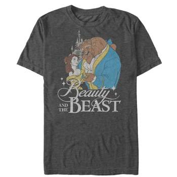 Men's Disney Princesses Vintage Collage T-shirt - Charcoal Heather