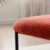 Vatros Dining Chairs Set of 2 Round Upholstered Dining Room Chairs, Orange - 4 of 4