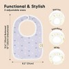 KeaBabies 8-Pack Organic Baby Bibs for Boy, Girl, Drool Bibs, Baby Bib for Girls, Boys,  Newborn Teething Bibs - 2 of 4
