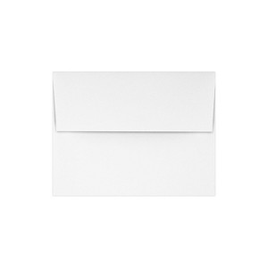 LUX A2 (4 3/8 x 5 3/4) - 24lb. White Wove 50/Pack 24lb. Bright White (72924-50) - 1 of 1