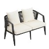 CAVINAS Patio Table and Chairs Set, Comfortable Outdoor Patio Set, Modern All-Weather Porch Furniture Sets for Garden - 4 of 4