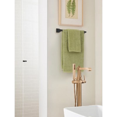 Mulholland Matte Black 18-Inch Wall Mounted Towel Bar
