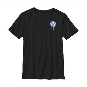 Boy's Marvel Captain America Venom Infected Badge T-Shirt - 1 of 4
