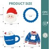 Silicone Christmas Teether Ring Toy for Baby, BPA Free Soothing Teething Relief Toy for Infant & Toddlers 0-18 Months, Perfect Christmas Gift for Baby - 3 of 4