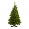 3ft. Pine Artificial Christmas Tree with 50 Warm White Lights and 143 Branches – Compact Holiday X-Mas Accent Tree - 3 of 4