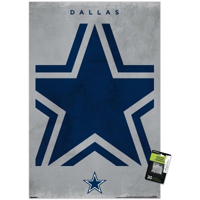 Trends International NFL Dallas Cowboys - Logo 25 Unframed Wall Poster Prints