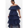 Women's Plus Size DRESS NIGHT GARDEN - Navy | CITY CHIC - 2 of 4