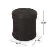 NicBex Modern Outdoor End Table Outdoor Side Table, Patio Table Small Table Outdoor Coffee Table for Backyard, Balcony, Porch - 3 of 4