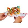 Paper Love 3D Dinosaurs Pop Up Birthday Card, For Adults and Kids | 5" x 7" Cover - Includes Envelope and Note Tag - 4 of 4
