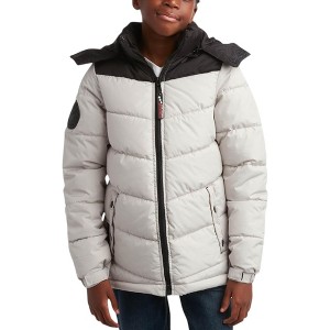 Canada Weather Gear Boys' Puffer Jacket - Bubble Winter Coat - Water Resistant Outerwear Jackets for Boys (8-20) - 1 of 4