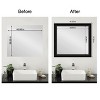 Amanti Art Mirror Makeover Bathroom Mirror Frame Border Kit - Fully Assembled Peel and Stick Frame - Mirror NOT Included - Parlor Trim - 4 of 4