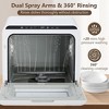 Countertop Dishwasher 360 Degree Dual Spray Arm With Water Tank & Air-Drying Function - 4 of 4