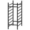 vidaXL Wine Rack for 48 Bottles Black Metal - 3 of 4