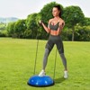 VEVOR Half Exercise Ball Trainer, 26 inch Balance Ball Trainer, 1500lbs Capacity Stability Ball, Yoga Ball with Resistance Bands & Foot Pump - 2 of 4
