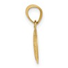 Black Bow Jewelry 14k Yellow Gold 10mm Moon and Stars Pendant - 2 of 4