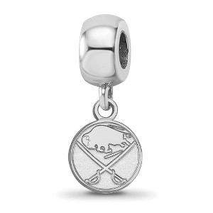 Black Bow Jewelry Sterling Silver Buffalo Sabres NHL Bead Charm - 1 of 4