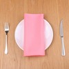 Unique Bargains Wedding Restaurant Dinner Banquet Polyester Napkins 19 x 19 Inches 6 Pcs - 4 of 4