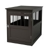 LAOTIES Wooden Dog Crate Furniture,End Table Style Pet Kennel with Double Lock Doors And Side Slats,for Small Pets,Indoor Use - 4 of 4