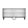 FUFU&GAGA White Modern Storage Compartment Cabinet Table Sideboard Buffet - 3 of 4