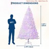 Artificial Christmas Tree Prelit, 4.5FT/6FT/7.5ft /9FT Lighted Xmas Pine Tree Holiday - 2 of 4