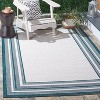 Courtyard CY8475 UV & Stain Resistant Non-Shedding Power Loomed Indoor/Outdoor Rugs - Safavieh - 2 of 4