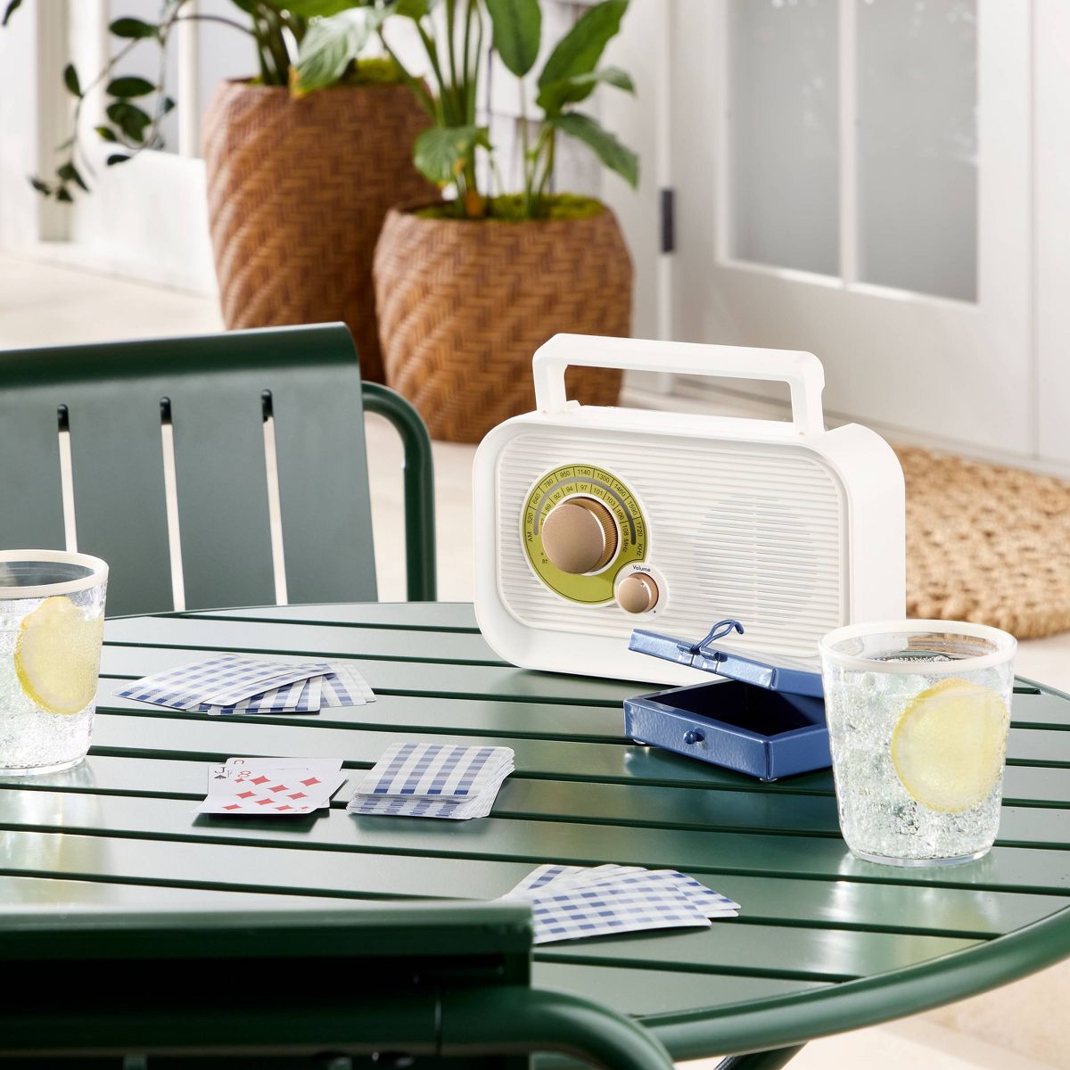 Portable Radio Sour Cream/Brass - Hearth & Hand™ with Magnolia - thumbnail 2