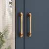 FUFU&GAGA 2 Large Drawer Double Door Wardrobe Display Cabinet with Hanging Bar and Mirror - 3 of 4