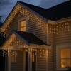 Novelty Lights RetroGlo® Clear 100 Light Icicle Lights 6' Long - 3 of 4