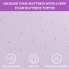 SEVOBAL Mattresses Premium Firm Memory Foam Mattress Topper Cooling Ventilated Design for Bedroom, Purple, 80"*60"*3" - 2 of 4