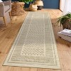 Coucheta Washable Runner Rug, Non-Slip Low Pile , Boho Chic Hallway Kitchen Bedroom Carpet for Your Home,Multi-Color & Size - 3 of 4