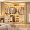 Aheaplus Set of 3 Corner Closet Organizer with Drawers and Hanging Rods,  Walk-in Closet System Set with Shoe Rack and Storage Cubes - 4 of 4
