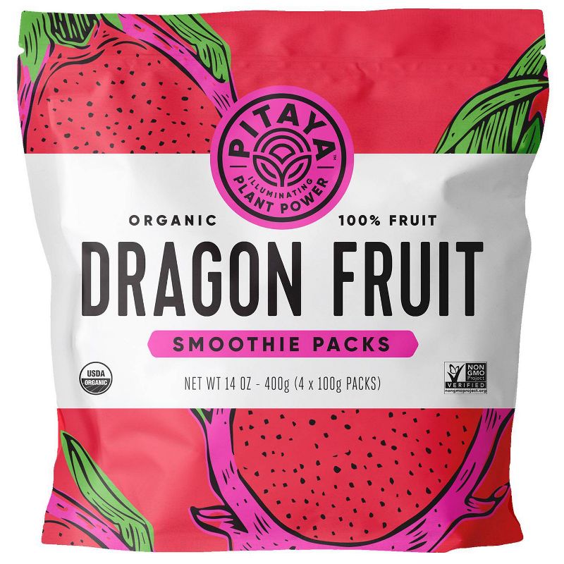Frozen Organic Dragon Fruit Smoothie Packs - 14oz, 1 of 8