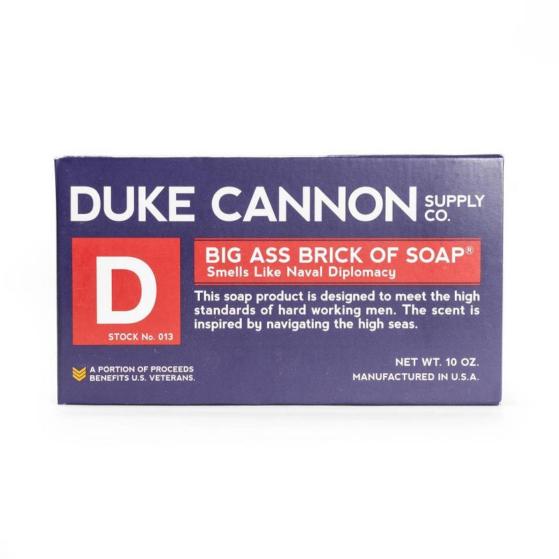 Duke Cannon Big Brick of Soap - Naval Diplomacy - Bar Soap for Men - 10 oz, 4 of 9