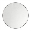 TEHOME Yolanta Circular Round Stainless Steel Framed Wall Mounted Bathroom Vanity Mirror - 4 of 4