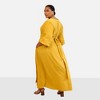 Rebdolls Women's Bette Linen Ballon Sleeve Maxi A Line Dress - 3 of 4