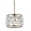 Elegant Lighting Madison Collection Pendant D:12in H:9in Lt:3 Polished Nickel Finish (Royal Cut Crystals) - 3 of 4