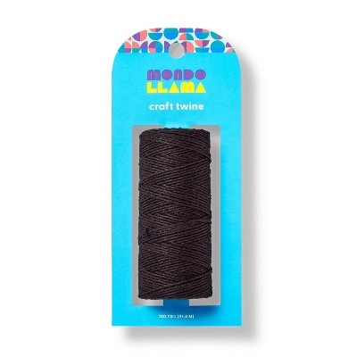 100yd Craft Twine Black - Mondo Llama™ : Target