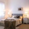 Tangkula Lamp Set 3-Piece Modern Home Living Room Bedroom Nickel Finish Lamps - 4 of 4