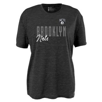 NBA Brooklyn Nets Women's Short Sleeve Slub T-Shirt