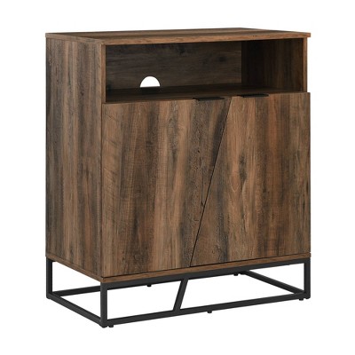 Contemporary Angled 2 Door Accent Cabinet - Saracina Home