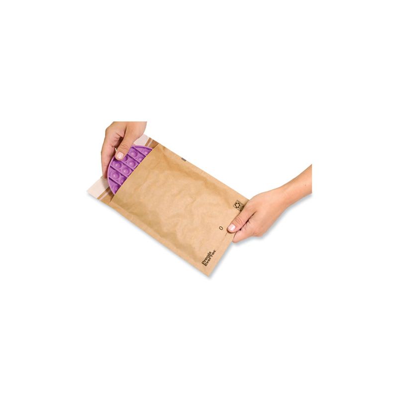 Pregis EverTec Curbside Recyclable Padded Mailer, #0, Kraft Paper, Self-Adhesive Closure, 7 x 9, Brown, 300/Carton, 4 of 6