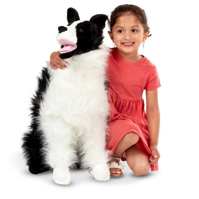 over 2 feet tall Lifelike Stuffed Animal Dog Melissa & Doug Giant Siberian Husky 