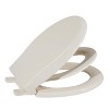 Toilet Seat, Quiet and Soft-Close, Safe PP Material, with Accessories, Easy to Install and Remove, Universal Design, Suitable for Standard Toilets - 2 of 4