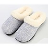 Roxoni Women's Chenille Twist Upper With Rabbit Hair Clog Slipper - 2 of 4