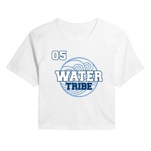 Women's - Avatar - Water Tribe Jersey Cropped Graphic T-Shirt - 1 of 4