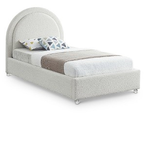 Meridian Furniture,Milo Fabric Bed - 1 of 4