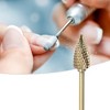 Unique Bargains 3/32 Inch Tree Shape Bit Electric Nail Drill File Cuticle Cleaner Tool for Rotary Nail Drill Machine Manicure Pedicure Polishing Kit - 2 of 4